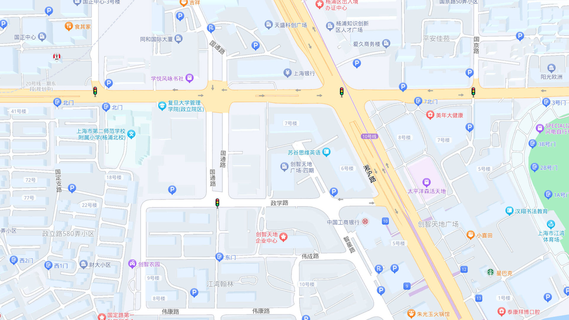 上海市杨浦区政学路51号创智天地企业中心5层